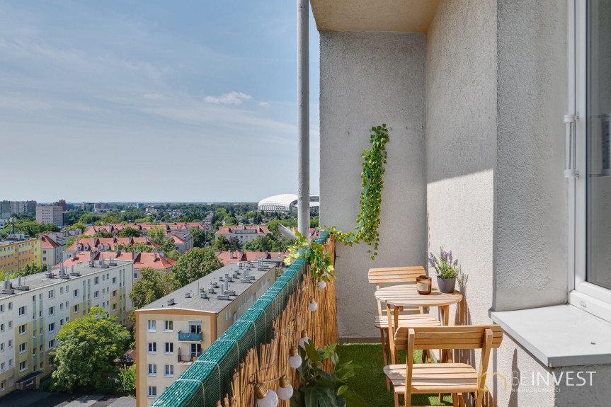 Poznań, Poznań-Grunwald, Mieszkanie z widokiem na panoramę miasta | BALKON